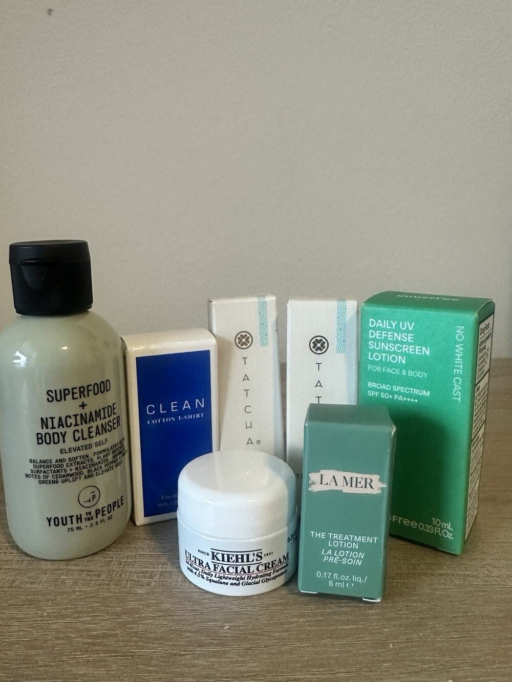 Luxury Skincare Travel Set Tatcha La Mer Kiehl’s Innisfree Clean